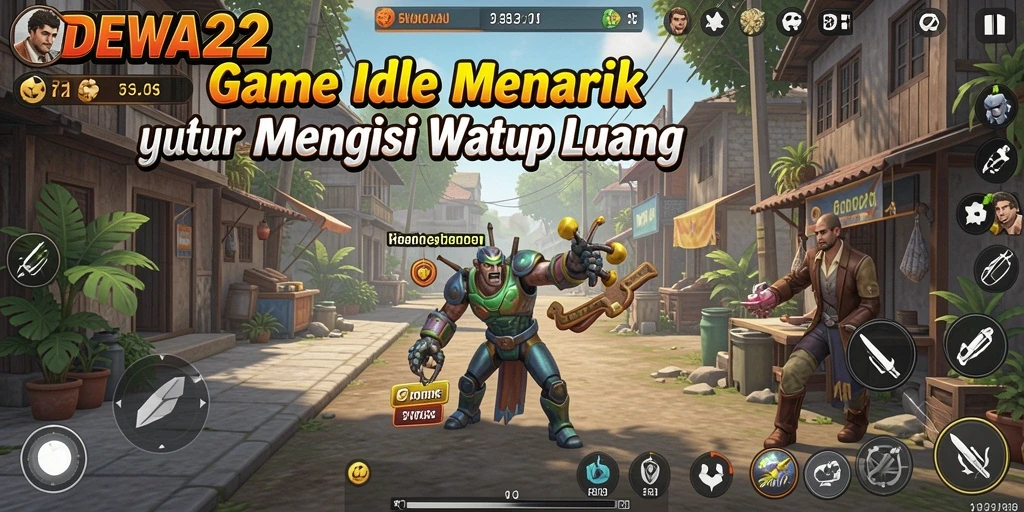 Tampilan gameplay DEWA22 yang menarik dan penuh warna.