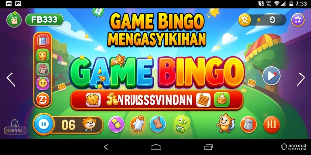 Screenshot utama FB333 menampilkan gameplay Bingo yang seru dan interaktif.