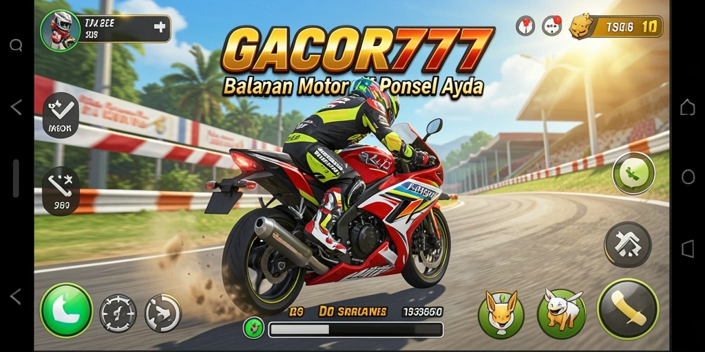 GACOR777 menampilkan gameplay motor racing yang seru dan mendebarkan.