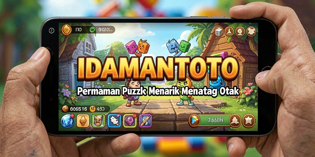 Tampilan gameplay seru dari IDAMANTOTO yang penuh tantangan Puzzle.