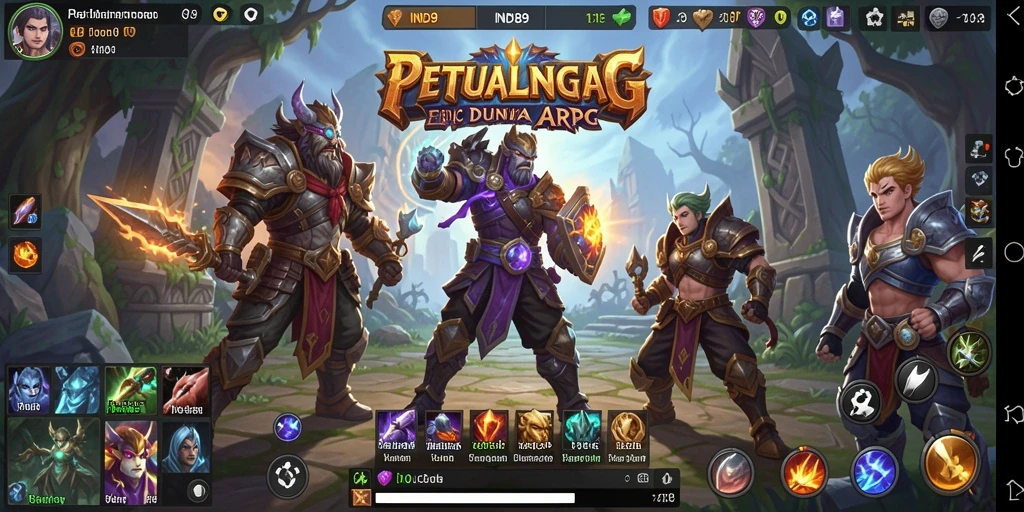 Screenshot menunjukkan aksi mendebarkan dalam gameplay IND89.