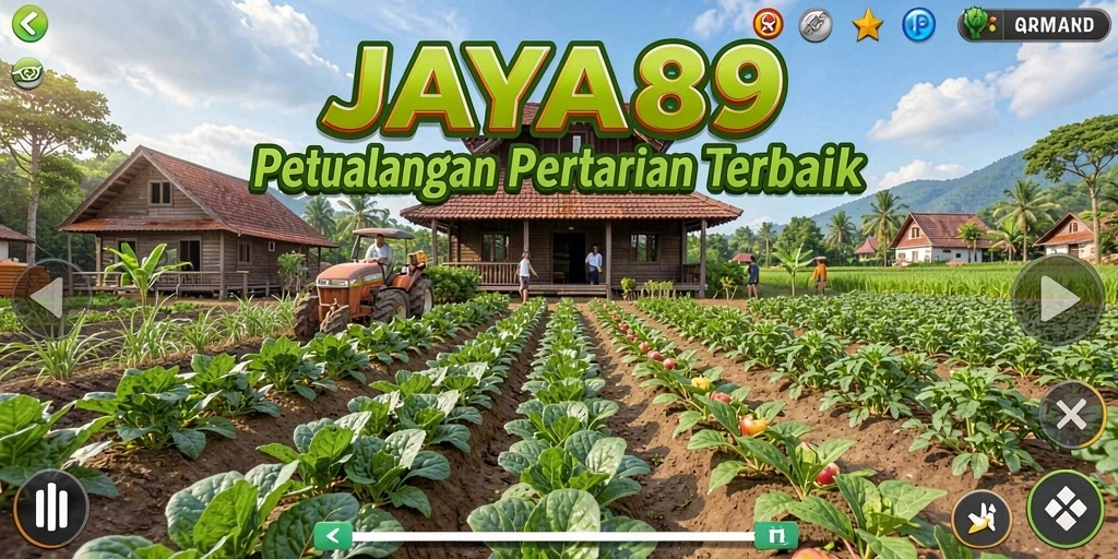 Gameplay menarik dalam JAYA89 saat memanen hasil pertanian.