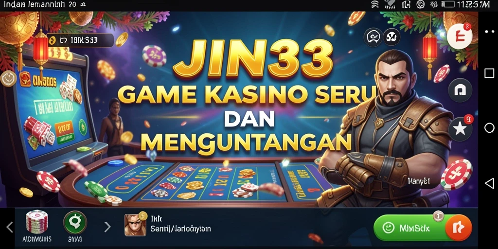 Gameplay kasino yang seru dan menguntungkan di JIN33.