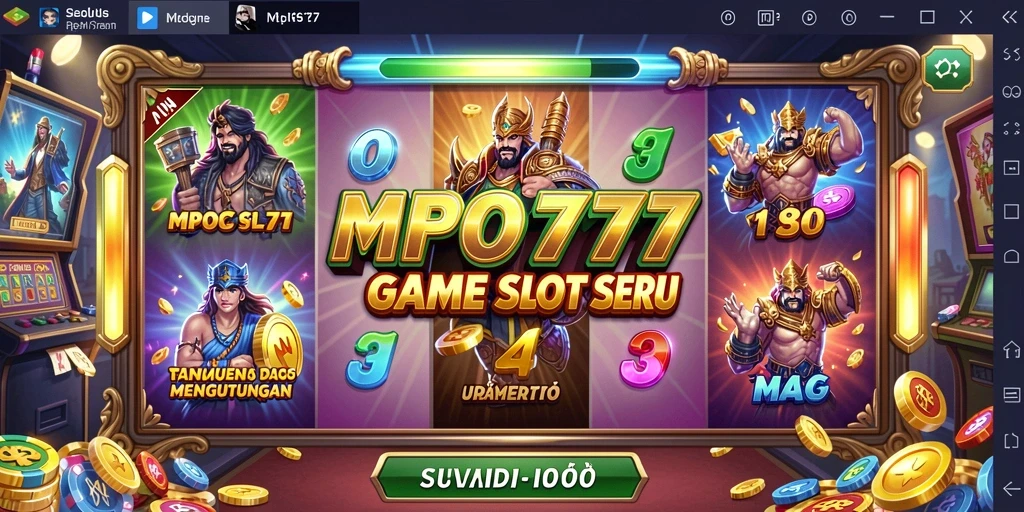 Screenshot MPO777 menampilkan gameplay Slot yang penuh warna dan menarik.