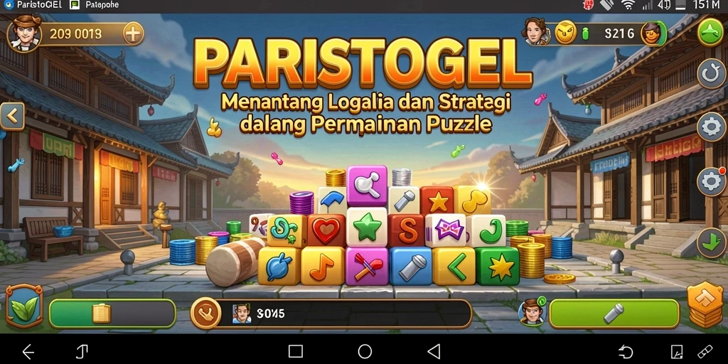 Tampilan gameplay seru dengan berbagai tantangan Puzzle.