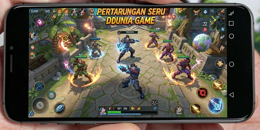 Tampilan gameplay SVIP8 dengan aksi Fighting yang seru.