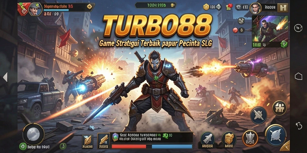 Tangkapan layar menunjukkan gameplay mendebarkan dari TURBO88.
